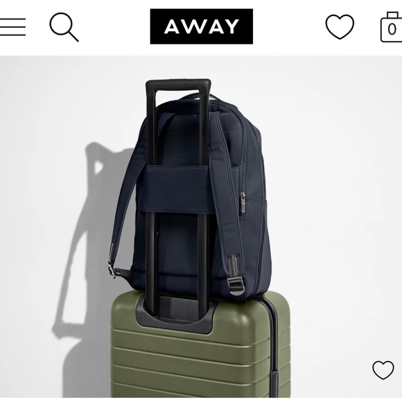 AWAY x Delta x American Express Navy Blue Everywhere Zip Backpack Travel Tech main image 5